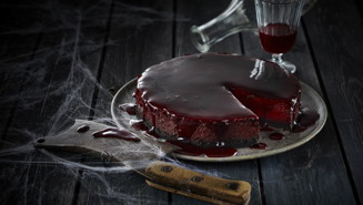 Halloween cheesecake