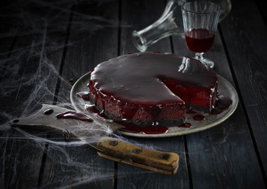 Halloween cheesecake