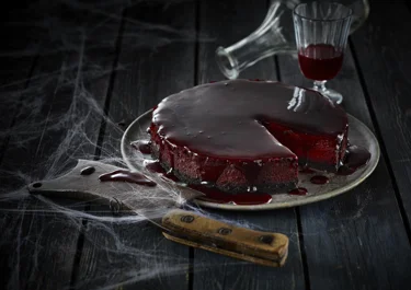 Halloween cheesecake