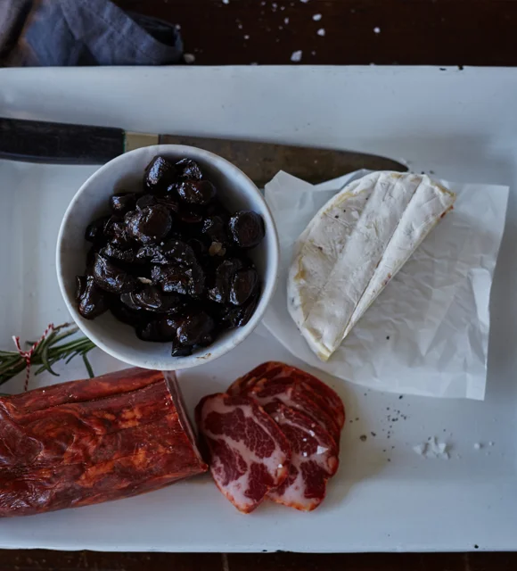 Balsamic Mushrooms & Brie with Chilli