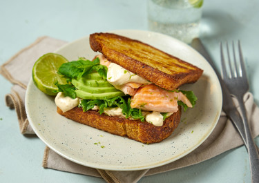 Laxburgare med harissa
