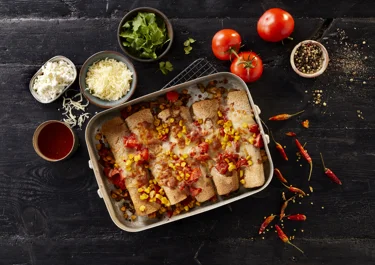 Enchiladas met rundvlees