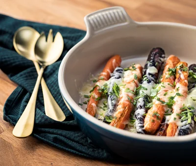 Creamy Havarti Cheese Roasted Carrots