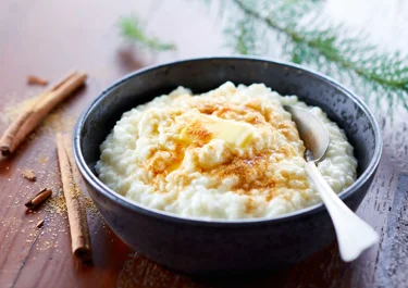 Rijstepap met kaneelsuiker