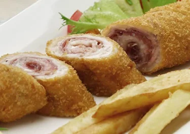 Flamenquines de pollo con Arla Havarti