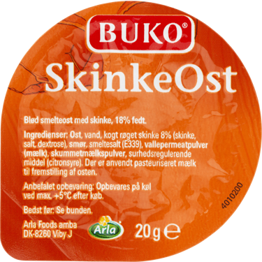 Buko kuvertost skinke 20g