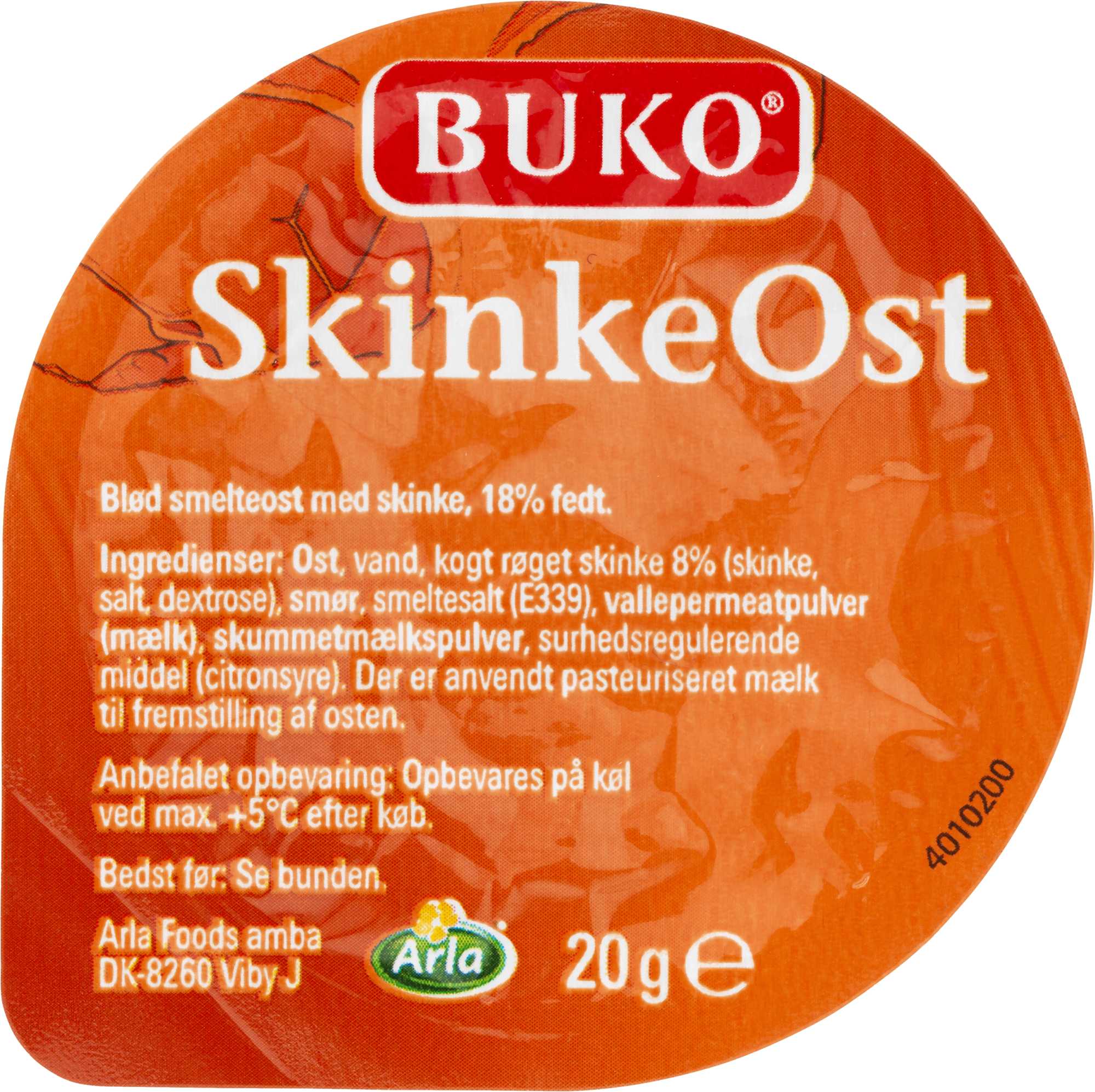 Buko kuvertost skinke 20g