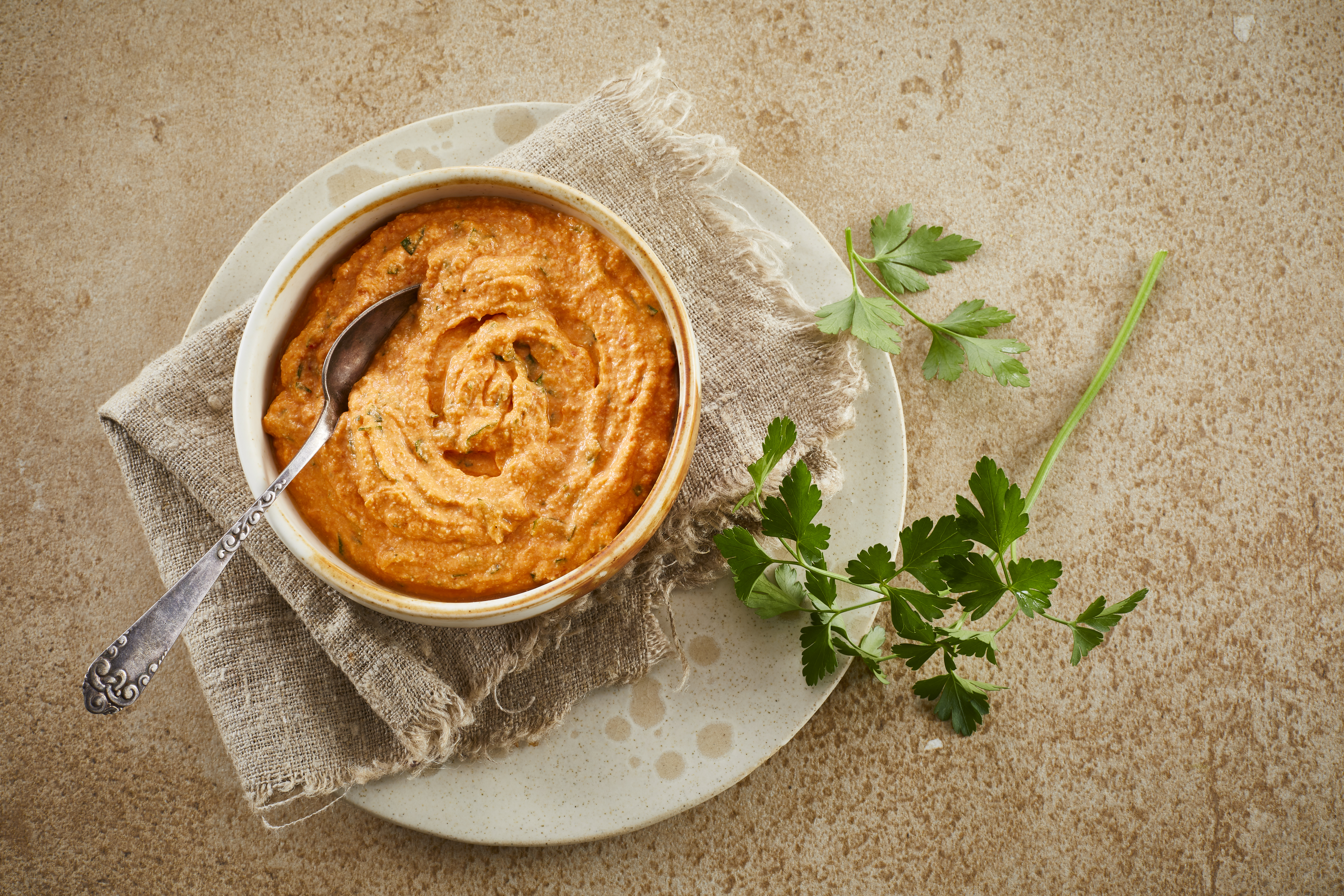 Gerösteter Paprika-Dip