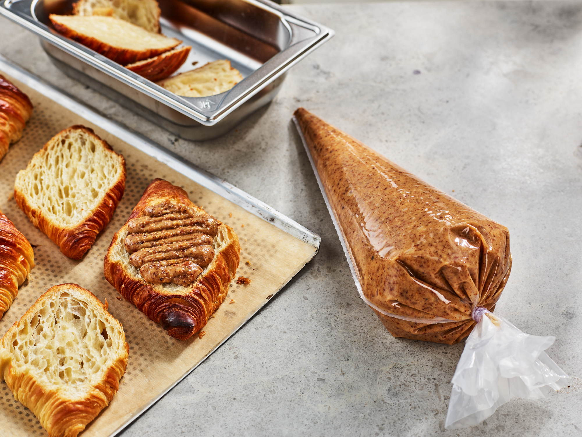 Mandelfyllning med rom