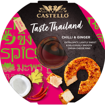 Castello® Serek Kremowy z Chilli I Imbirem