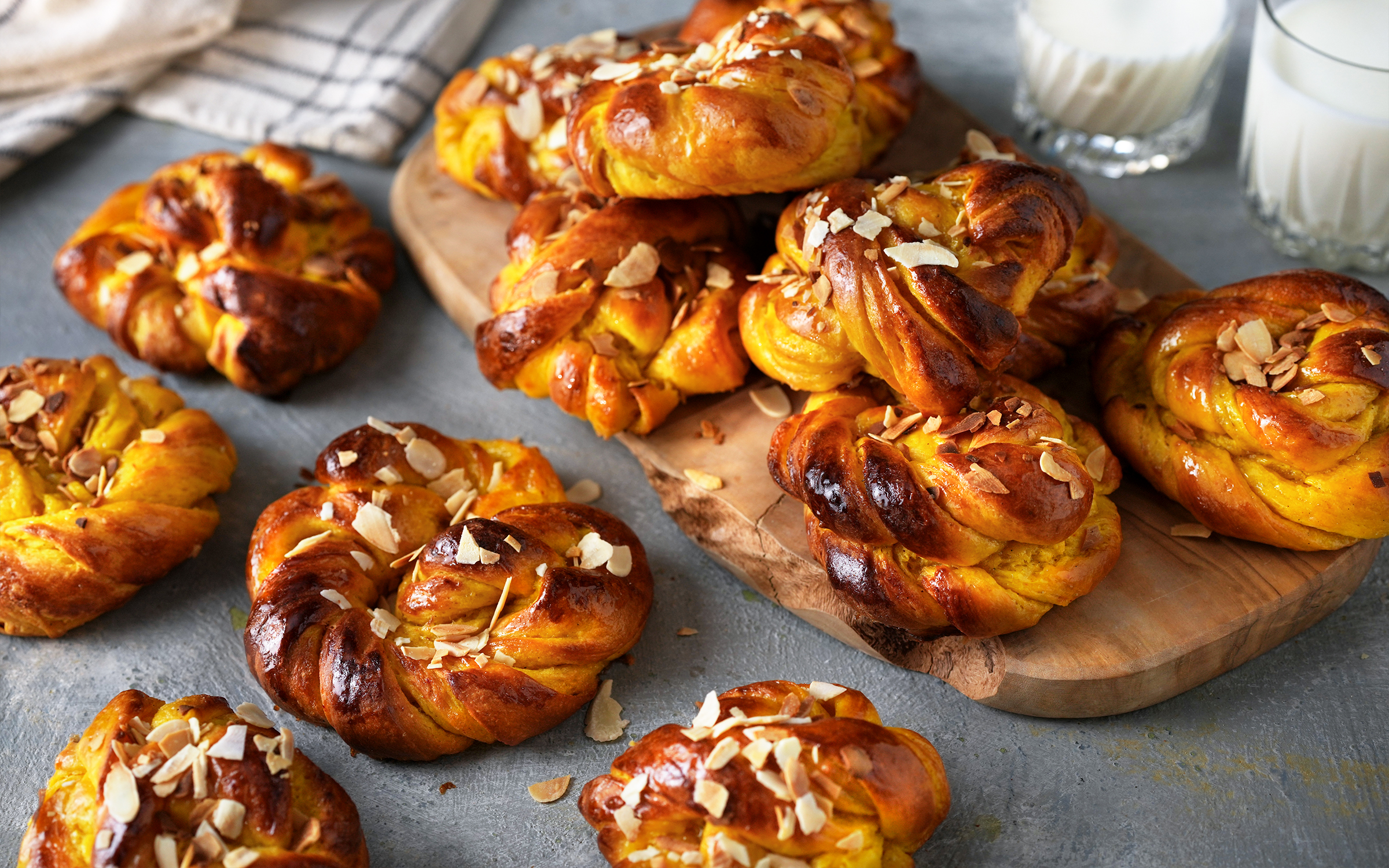 Saffransbullar med vanilj