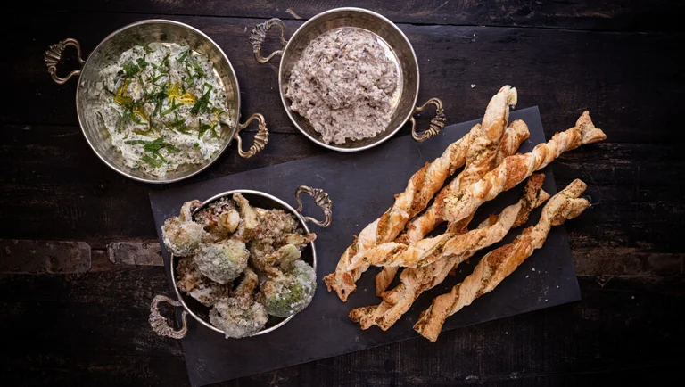 Butterdejs stænger med za’atar