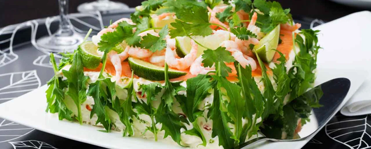 Smörgåstårta i asiatisk stil