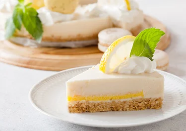 Tarta de queso y limón