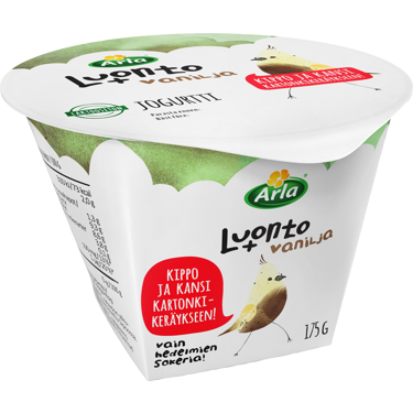 Arla Luonto+ AB vaniljajogurtti 175g laktoositon