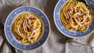 Krämig carbonara med grädde