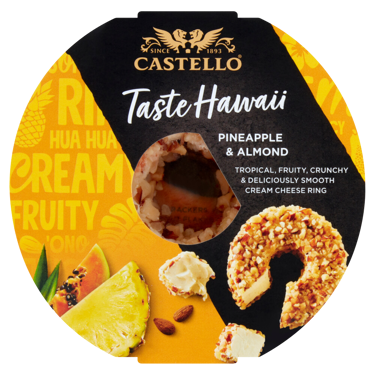 Castello Pineapple & Almond Cream Cheese Ring 125g