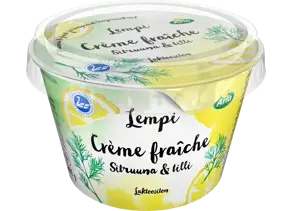 Arla Lempi crème fraîche sitruuna-tilli 200g, laktoositon