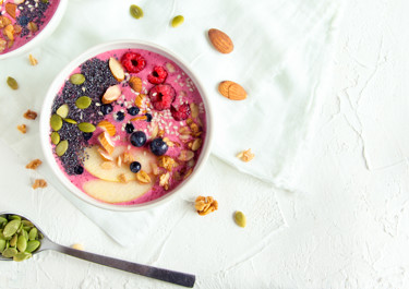 Smoothie Bowl with Blueberries