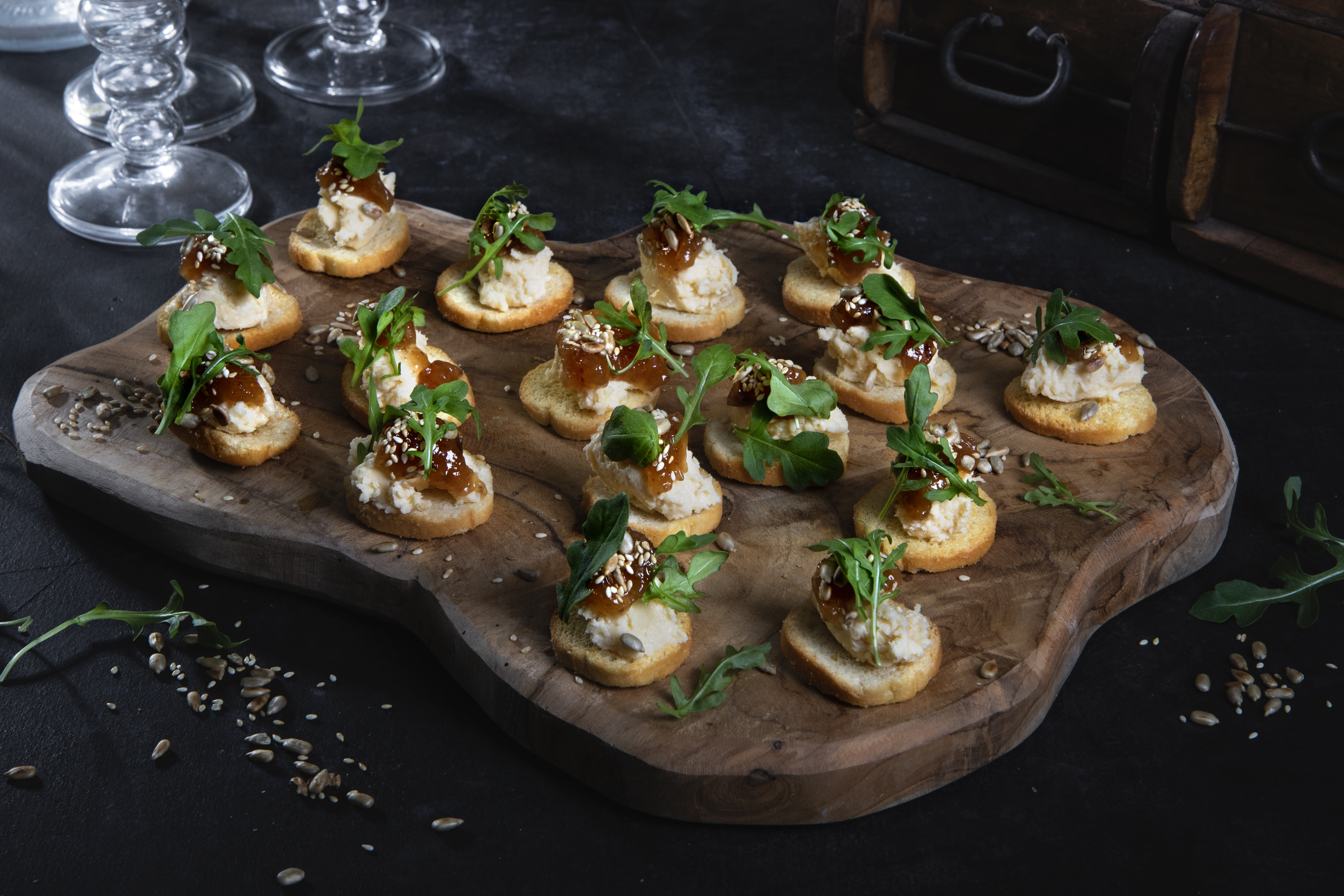 Ostkräm på Kata och brynt smör