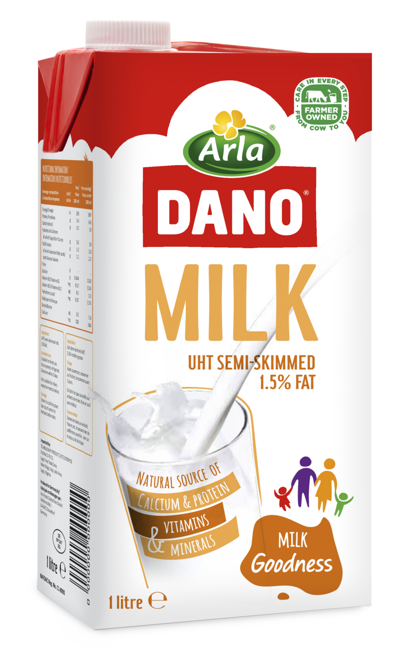 Semi Skimmed UHT Milk (1.5%) 1 L