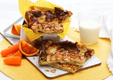 Ugnspannkaka med päron och ingefära