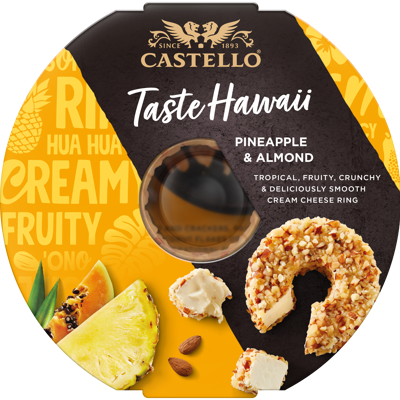 CASTELLO® SEREK KREMOWY DEKOROWANY ANANAS