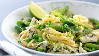 Kermainen lime-kanapasta
