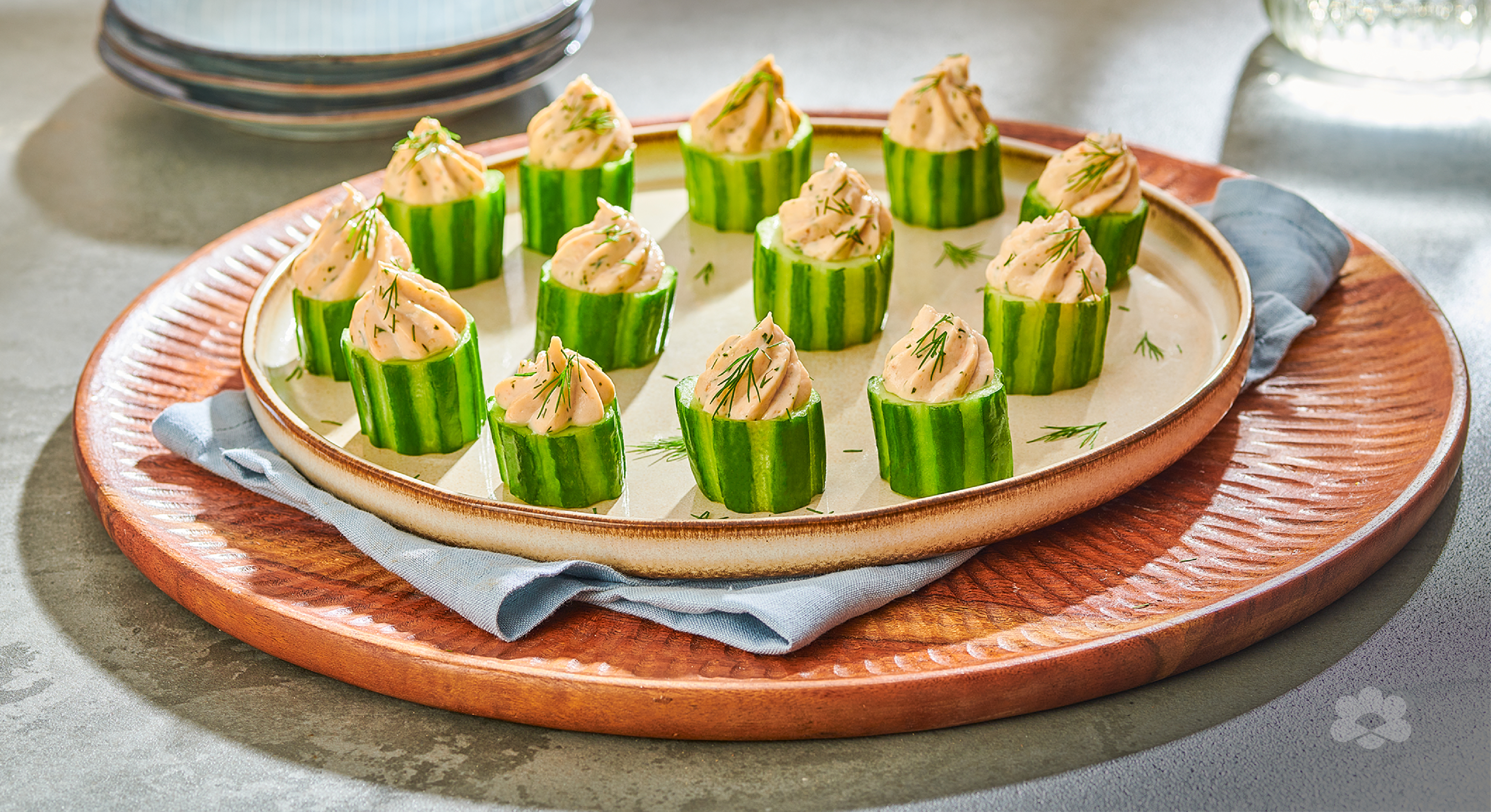 Smoked Salmon Cucumber Bites