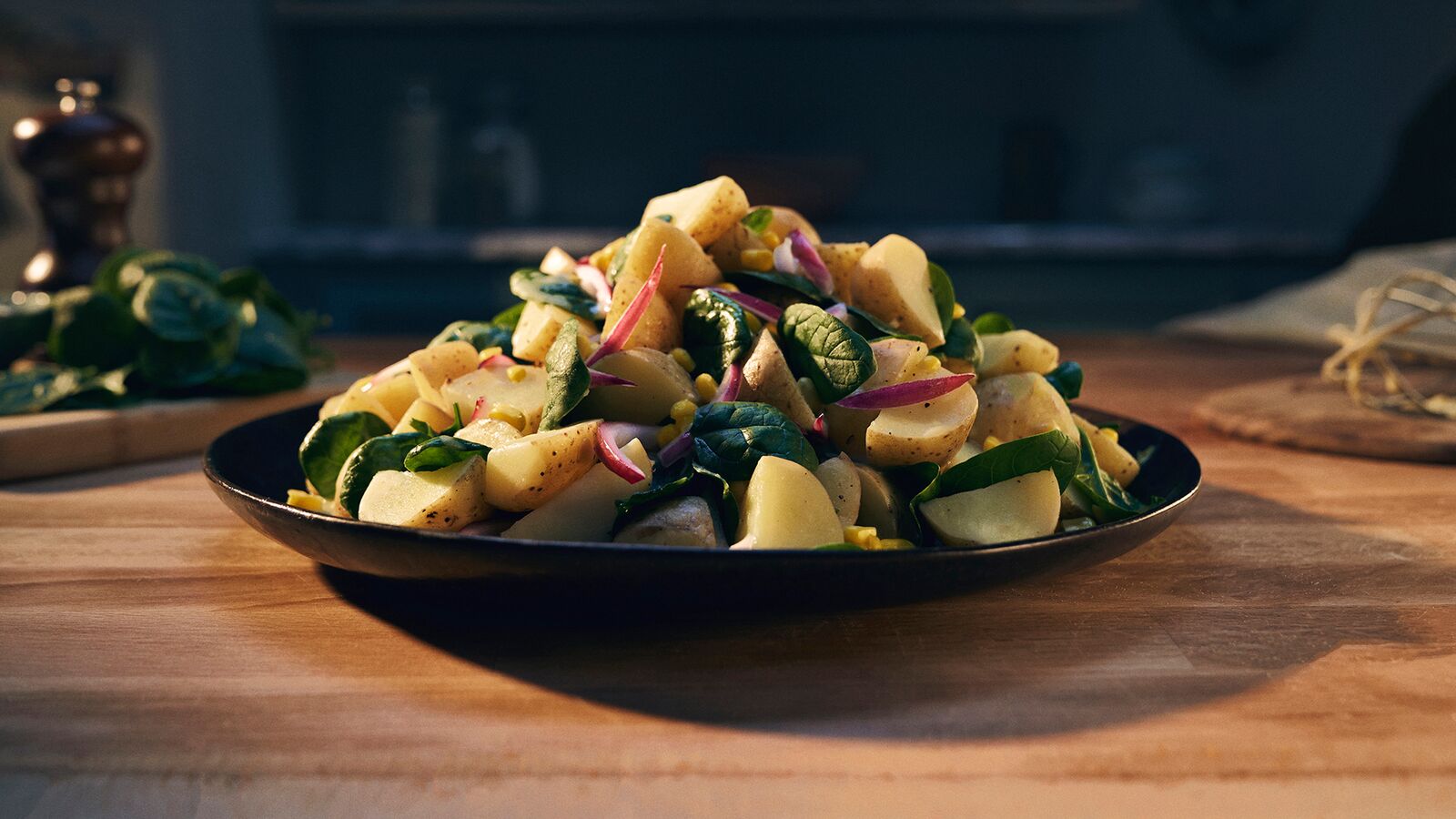Warm potato salad | Lurpak®