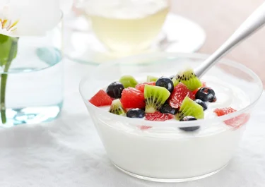 Fruktsallad med fil