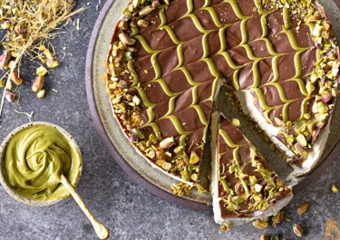 Dubai chocolade cheesecake