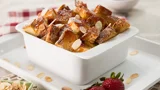 Strawberry Jam Breakfast Pudding
