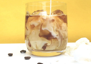 Lactose-free iced coffee 