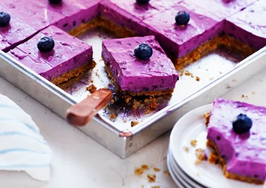 Blåbærcheesecake