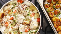 Coq au vin blanc