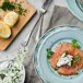 Marinerad gravlax med örtcrème