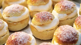 Små semlor med Kesella