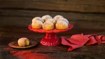 Släta lussebullar med socker