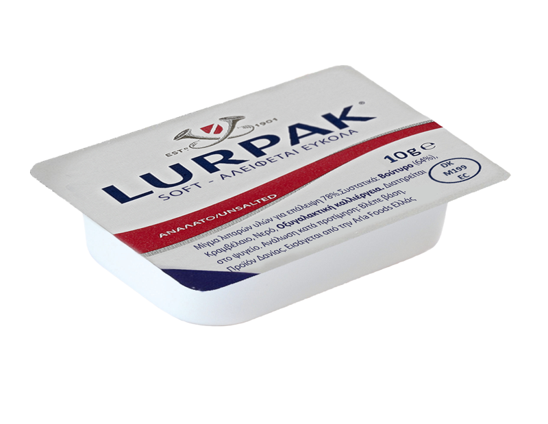 Lurpak Soft ανάλατο Μερίδες 6x100x10g
