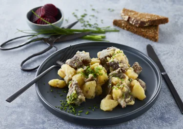 Gestoofd rundvlees met aardappelen
