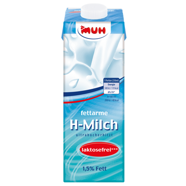 Laktosefreie H-Milch 1,5% Fett