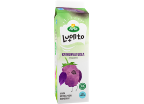 Arla luonto+ karhunvatukkajogurtti 1kg laktoositon