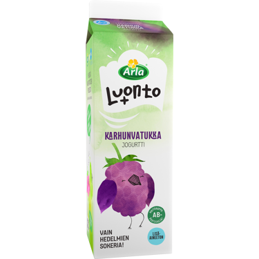 Arla luonto+ karhunvatukkajogurtti 1kg laktoositon