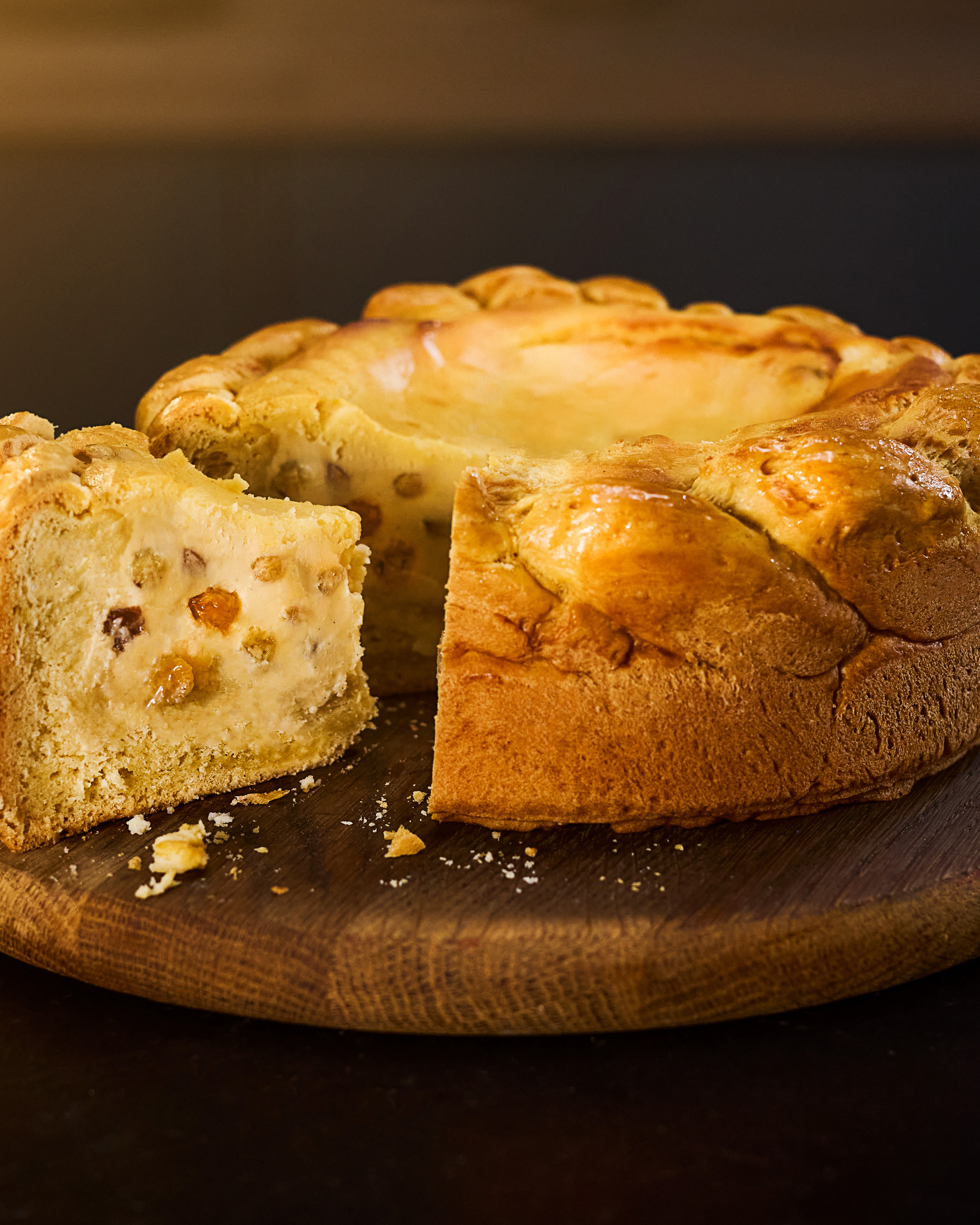 Traditional Pasca Baked Cheesecake 