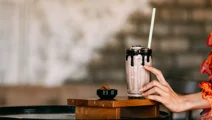 Vanilla and Chocolate Milkshake