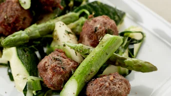 Meatballs with white cheese