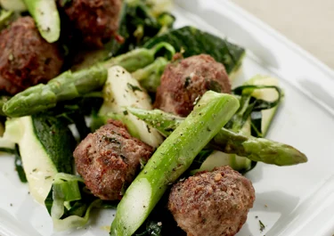 Meatballs with white cheese
