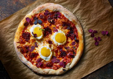 Pizza med nduja