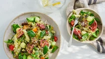 Pesto pasta salad